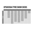 Snökedjor och snösockor – Nötningsbeständig textil – 2-pack