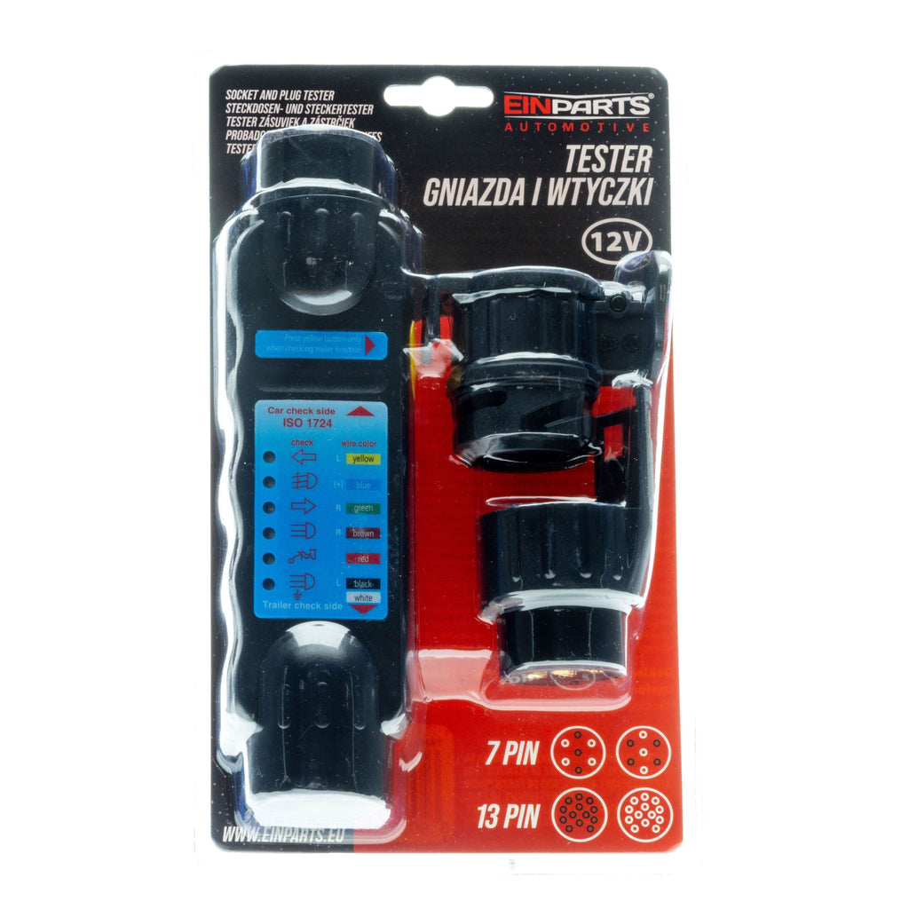 Släpvagnskontakt – Svart – 9V battery – 5,3 x 19,5 x 4 cm – Plast