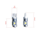 LED-lampa för bil – W5W – W2,1x9,5d – 6000K – 5 LED – SMD 3030 PHILIPS – 2-pack