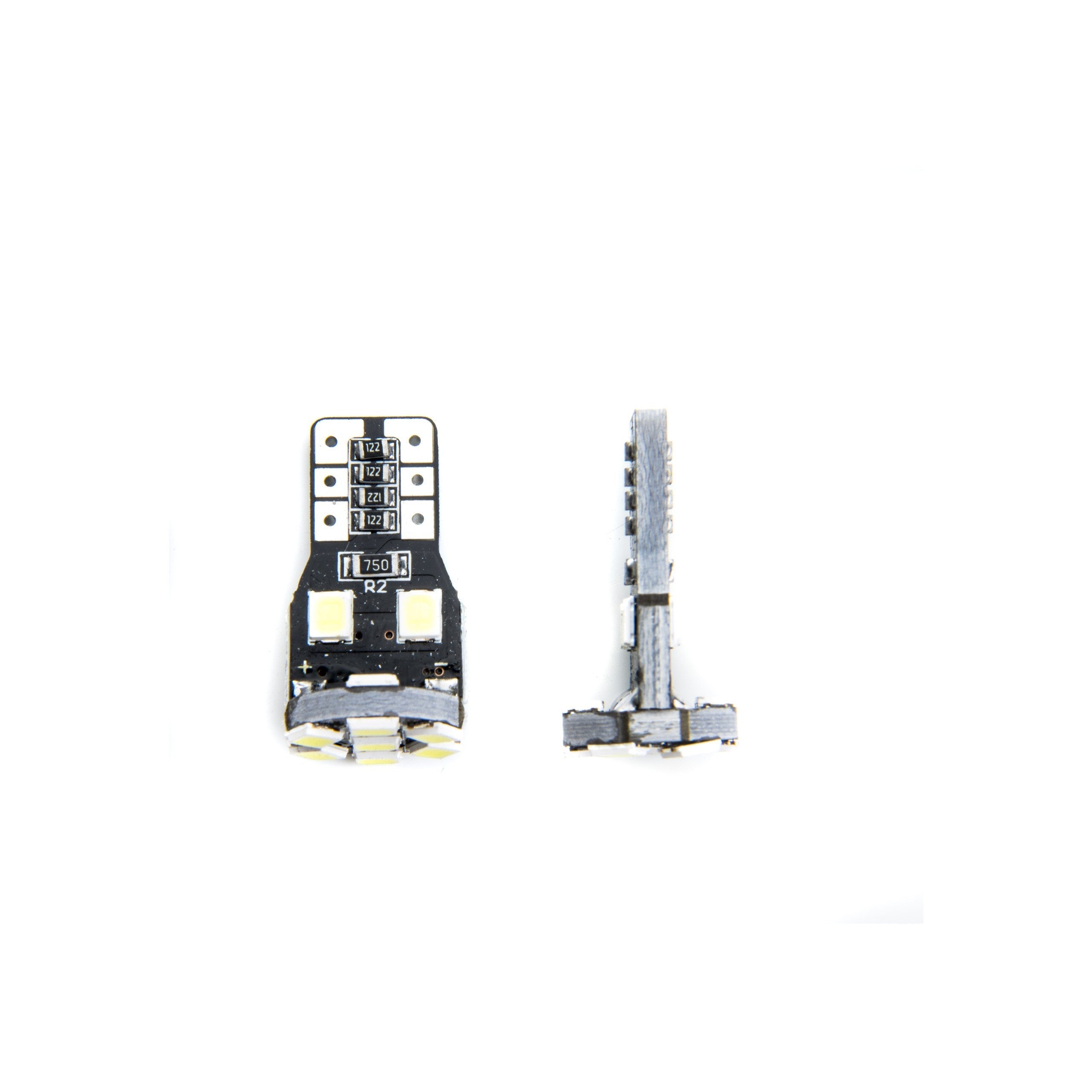 LED-lampa för bil – W5W – W2,1x9,5d – 6000K – 13 LED – SMD 2835 – 2-pack