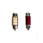 LED-lampa för bil – C5W/ C10W – SV8.5–8 – 6000K – 12 LED – SMD 4014 – 2-pack