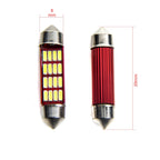LED-lampa för bil – C5W/ C10W – SV8.5–8 – 6000K – 16 LED – SMD 4014 – 2-pack