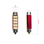 LED-lampa för bil – C5W/ C10W – SV8.5–8 – 6000K – 20 LED – SMD 4014 – 2-pack