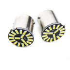 LED-lampa för bil – P21W – BA15S – 6000K – 18 LED – SMD 4014 – 2-pack