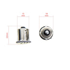LED-lampa för bil – P21W – BA15S – 6000K – 18 LED – SMD 4014 – 2-pack