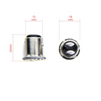 LED-lampa för bil – P21/5W – BAY15d – 6000K – 38 LED – SMD 4014 – 2-pack