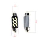 LED-lampa för bil – C5W/ C10W – SV8.5–8 – 6000K – 6 LED – SMD 7020 – 2-pack