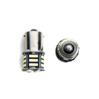 LED-lampa för bil – P21W – BA15S – 6000K – 21 LED – SMD 7020 – 2-pack
