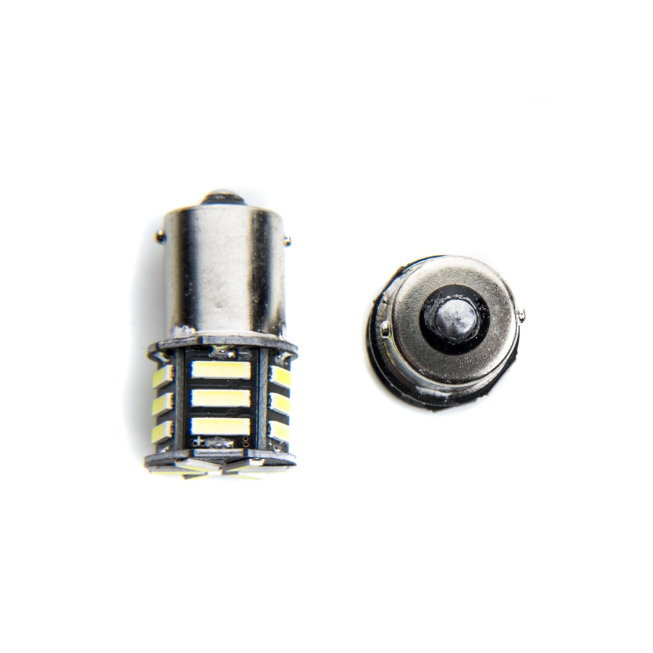 LED-lampa för bil – P21W – BA15S – 6000K – 21 LED – SMD 7020 – 2-pack