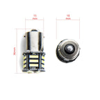 LED-lampa för bil – P21W – BA15S – 6000K – 21 LED – SMD 7020 – 2-pack