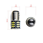 LED-lampa för bil – P21/5W – BAY15d – 6000K – 21 LED – SMD 7020 – 2-pack
