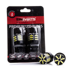 LED-lampa för bil – W21W – W3X16D – 6000K – 21 LED – SMD 7020 – 2-pack