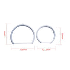 Angel Eyes-belysning BMW X5 E53 – 6000K – 119/ 129 mm