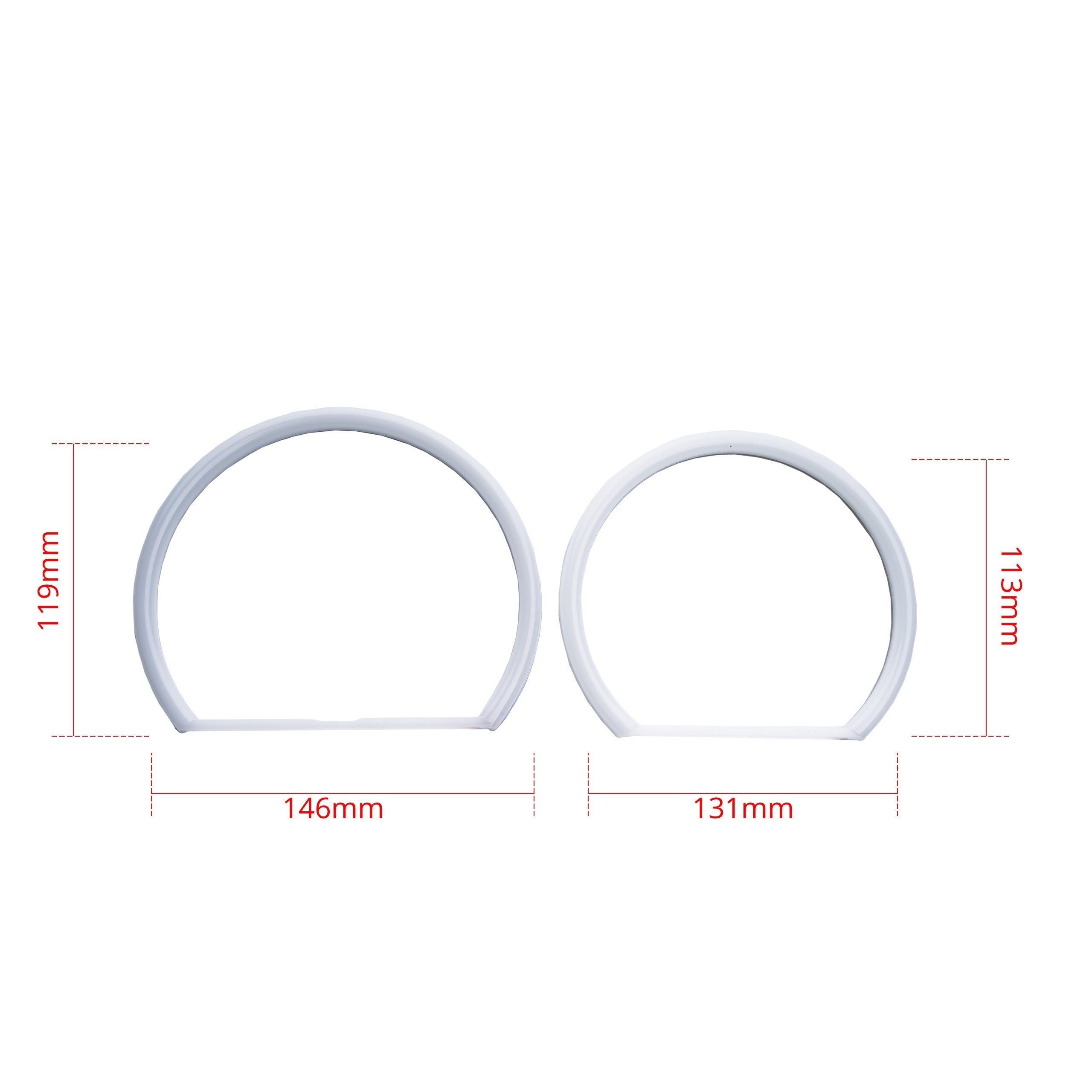 Angel Eyes-belysning BMW 3 E46 utan projektorlins/3 E46 Fl m.fl. – 6000K