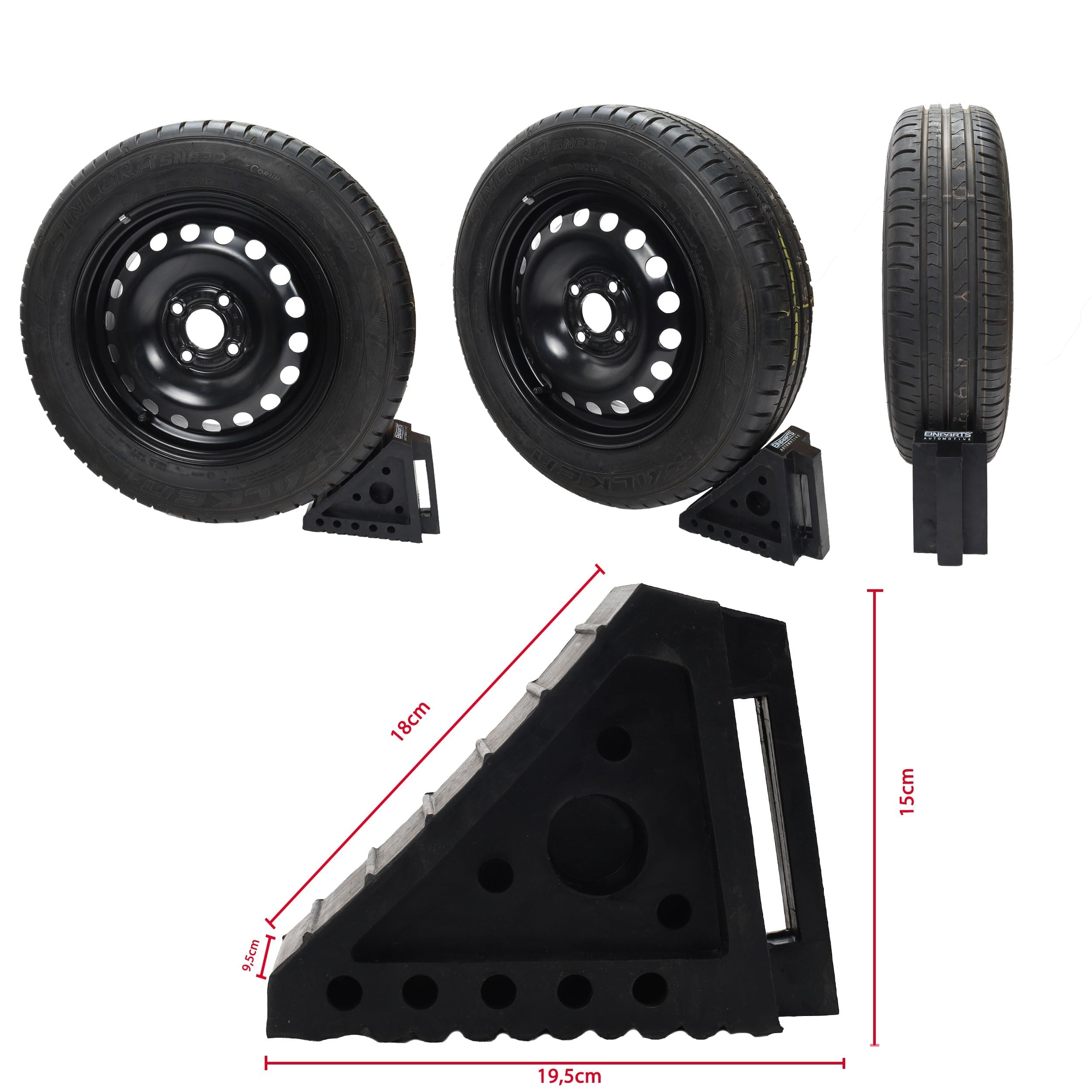 Antislirmattor – 203 × 102 × 152 mm