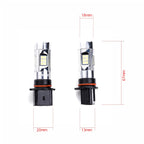 LED-lampa för bil – PSX26W – PG18.5D-3 – 6000K – 27 LED – SMD 3030 – 2-pack