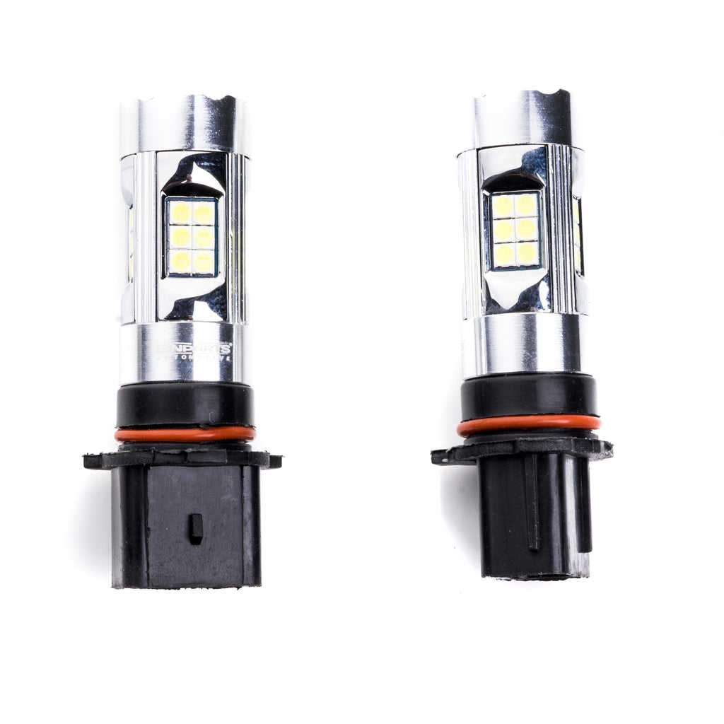 LED-lampa för bil – P13W – PG18.5D-3 – 6000K – 27 LED – SMD 3030 – 2-pack