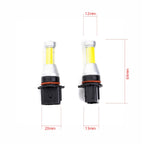 LED-lampa för bil – PSX26W – PG18.5D-3 – 6000K – 1 LED – COB – 2-pack