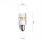 LED-lampa för bil – PY21W – BAU15S – 1700–1800K (Orange) – 135 LED – SMD 4014