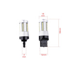 LED-lampa för bil – W21W – W3X16D – 6000K – 66 LED – SMD 2016 – 2-pack