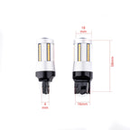 LED-lampa för bil – W21W – W3X16D – 1700–1800K (Orange) – 66 LED – SMD 2016