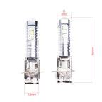 LED-lampa för bil – H3 – PK22s – 6000K – 14 LED – SMD 3030 – 2-pack
