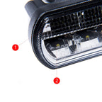 LED-arbetslampa – 100 W – 6000K – 10 LED – 6260 LM – 317 mm – 2-pack