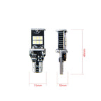 LED-lampa för bil – W16W – W2,1x9,5d – 6000K – 15 LED – SMD 2835 – 2-pack