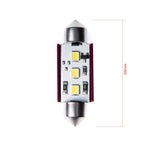 LED-lampa för bil – C10W – SV8.5–8 – 6000K – 3 LED – SMD 2835 – 39 mm