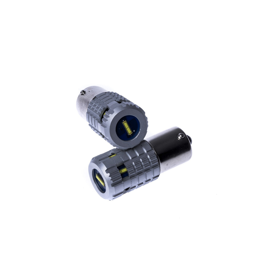LED-lampa för bil – P21W – BA15S – 6000K – 6 LED – SMD 1860 – 2-pack