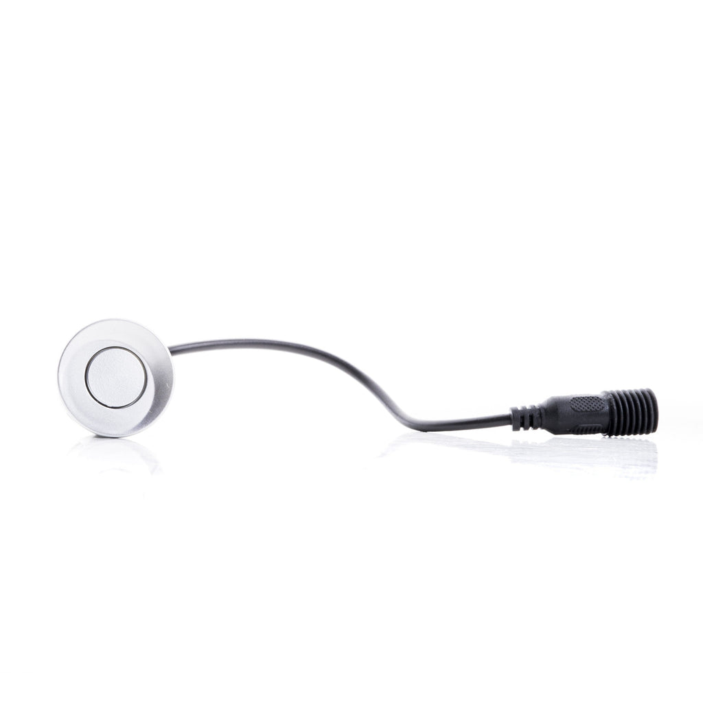 Parkeringssensor med summer – Silver – ultraljudssensor – 4 sensorer – 4x 2,5 m