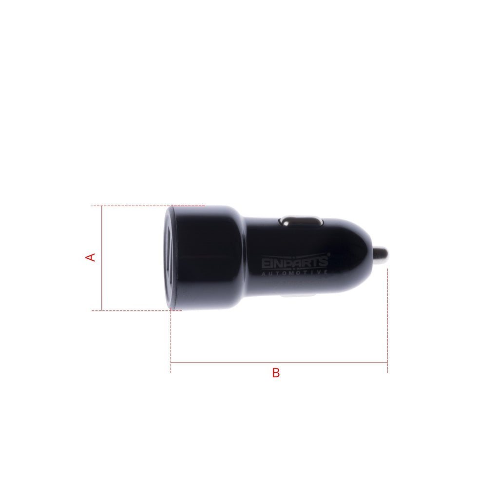 Laddkabel för elbil – Svart – 9V - 32V – 26,3 mm