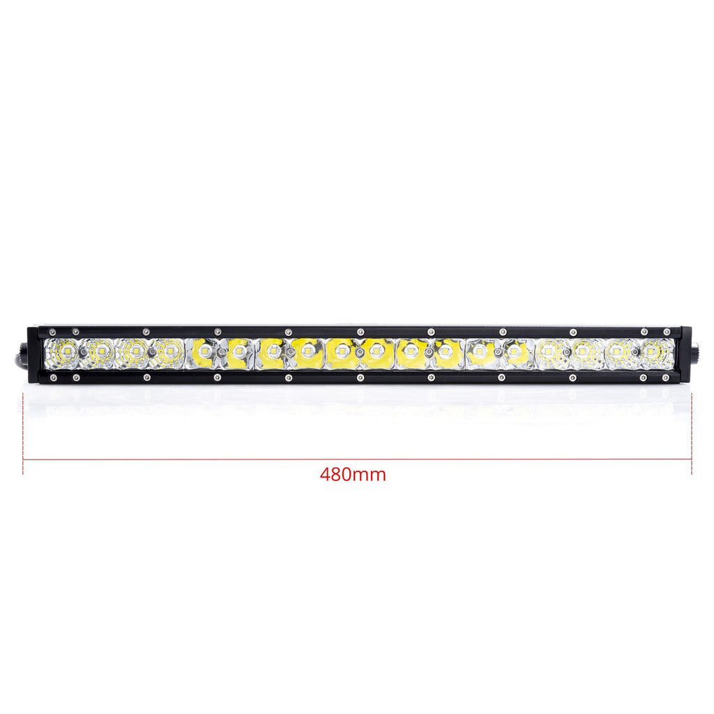 LED-arbetslampa – 90 W – 6000K – 18 LED – 6300 LM – 480 mm