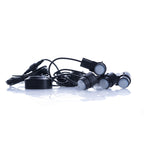 Parkeringssensor med summer – Silver – ultraljudssensor – 4 sensorer – 4x 2,5 m