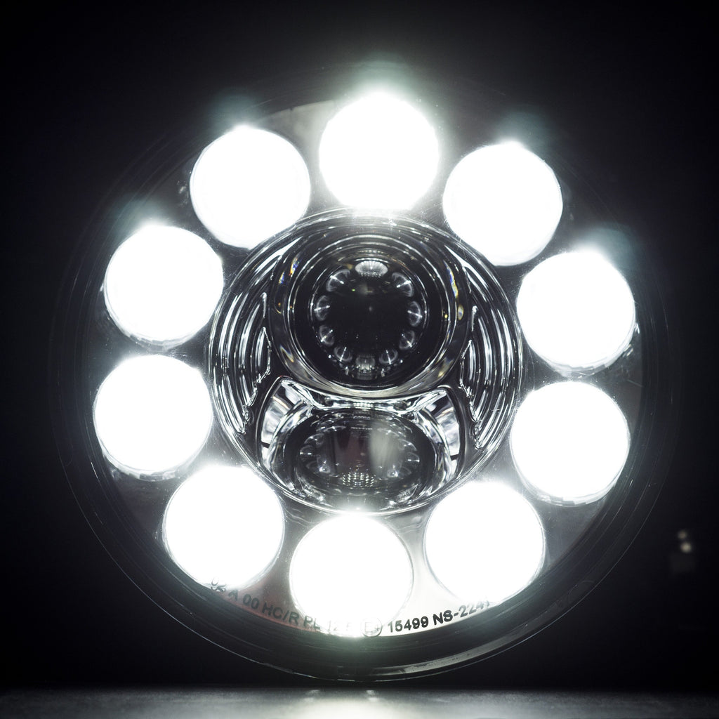 LED-strålkastare Jeep Wrangler III Jk/Wrangler II Tj m.fl.