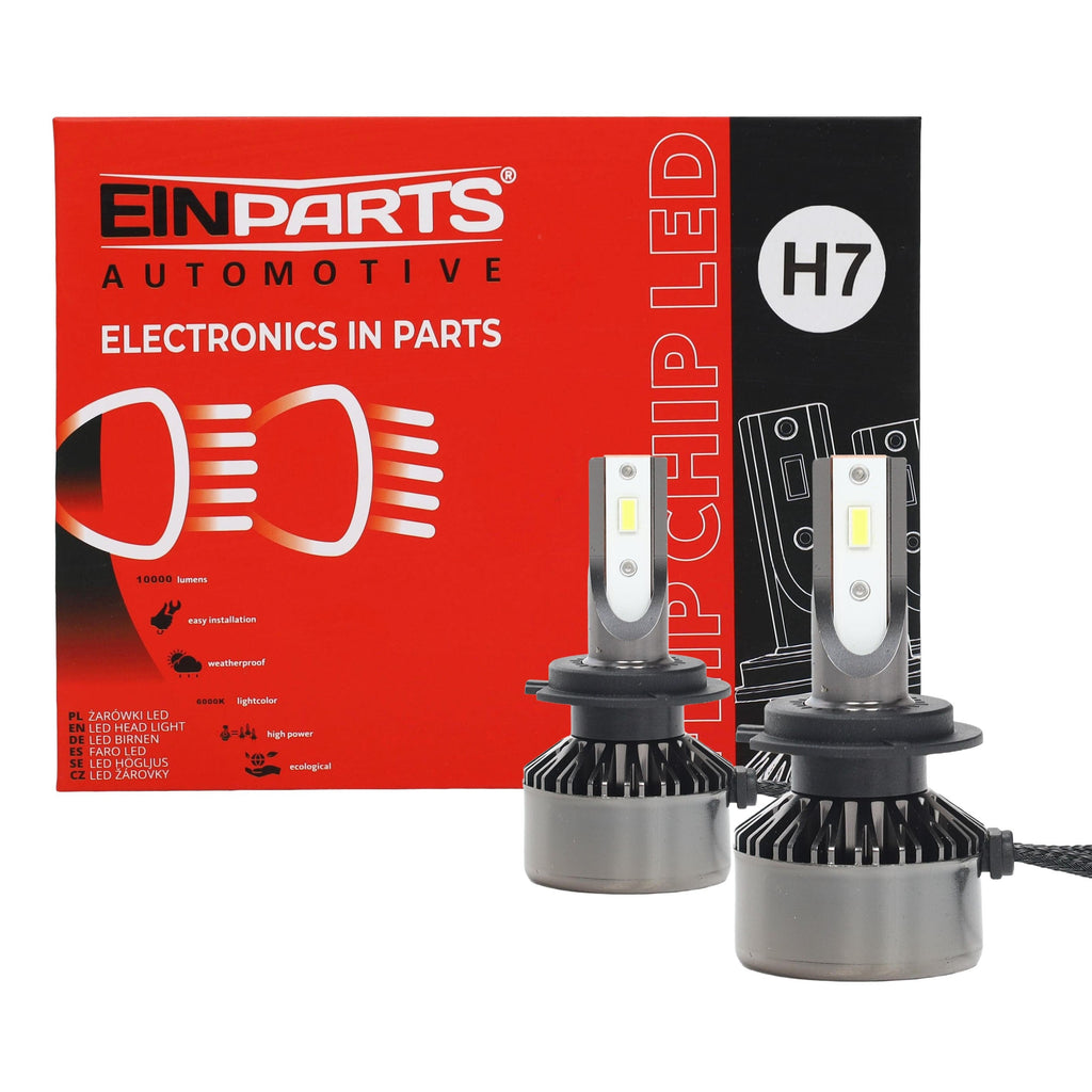 LED-konverteringssats – H7 – 6000K – 9V - 16V – PG18.5D-1 – 2-pack