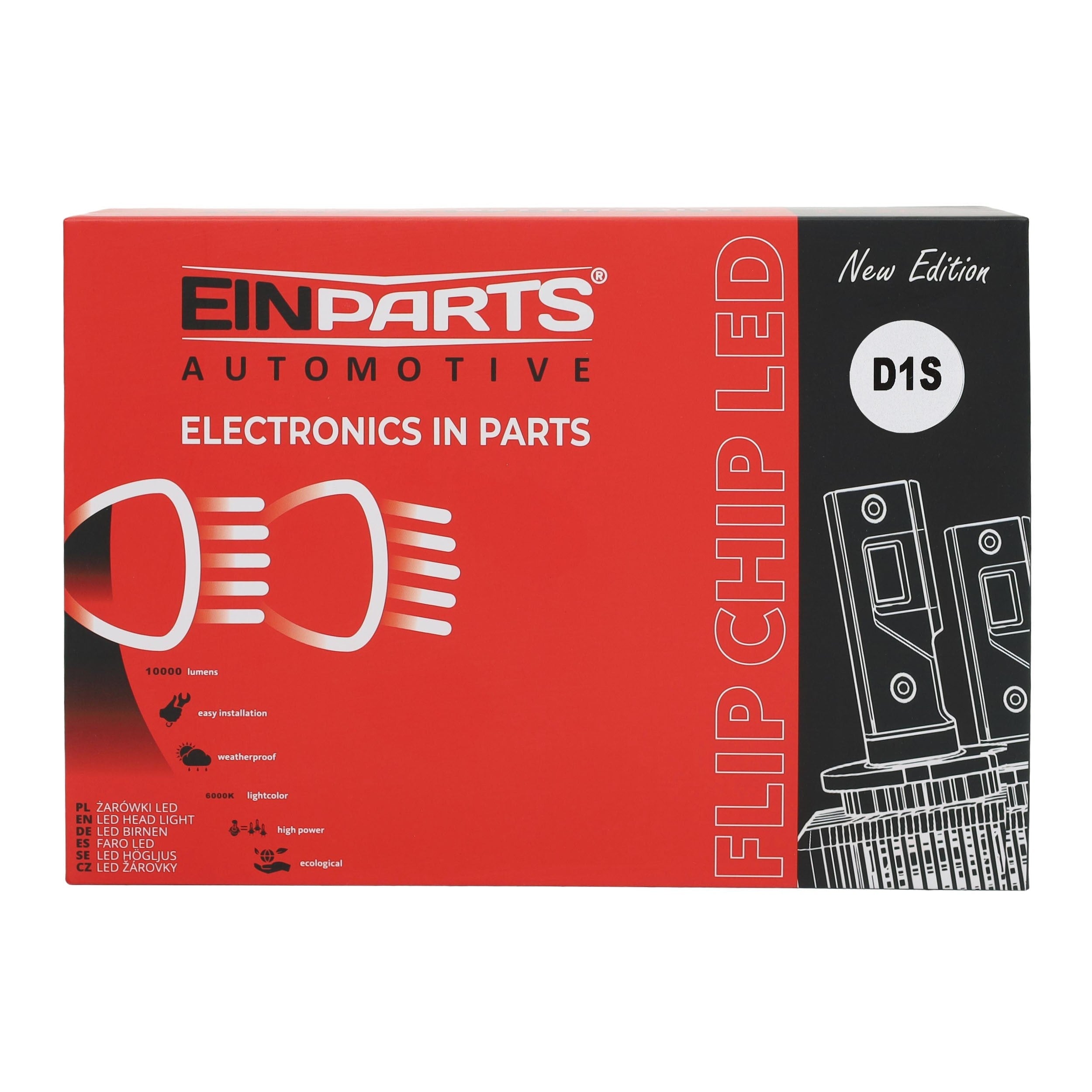 LED-konverteringssats – 6000K – 12V - 24V – 40W – PK32d-3