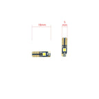 LED-lampa för bil – T5 – G9 – 6000K – 3 LED – SMD 3030 – 2-pack