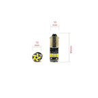 LED-lampa för bil – T4W – BA9s – 6000K – 15 LED – SMD 4014 – 2-pack