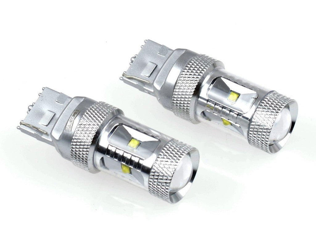 LED-lampa för bil – W21W – W3X16D – 6000K – 6 LED – CREE XB-D – 2-pack
