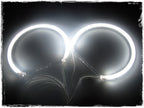 Angel Eyes-belysning – Kallvit – 6000K – 9V - 16V – 131 mm