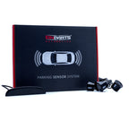 Parkeringssensor med display – Svart – ultraljudssensor – 4 sensorer – 4x 2,5 m