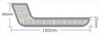 LED-varselljus – 6000K – 9 W – 9V - 16V – 160 mm