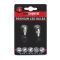 LED-lampa för bil – W5W – W2,1x9,5d – 6000K – 6 LED – SMD 5630 – 2-pack