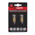 LED-lampa för bil – C10W – SV8.5–8 – 3000K – 12 LED – SMD 4014 – 2-pack