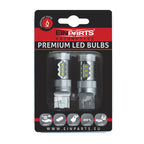 LED-lampa för bil – W21W – W3x16q – 6000K – 16 LED – CREE XT-E – 2-pack