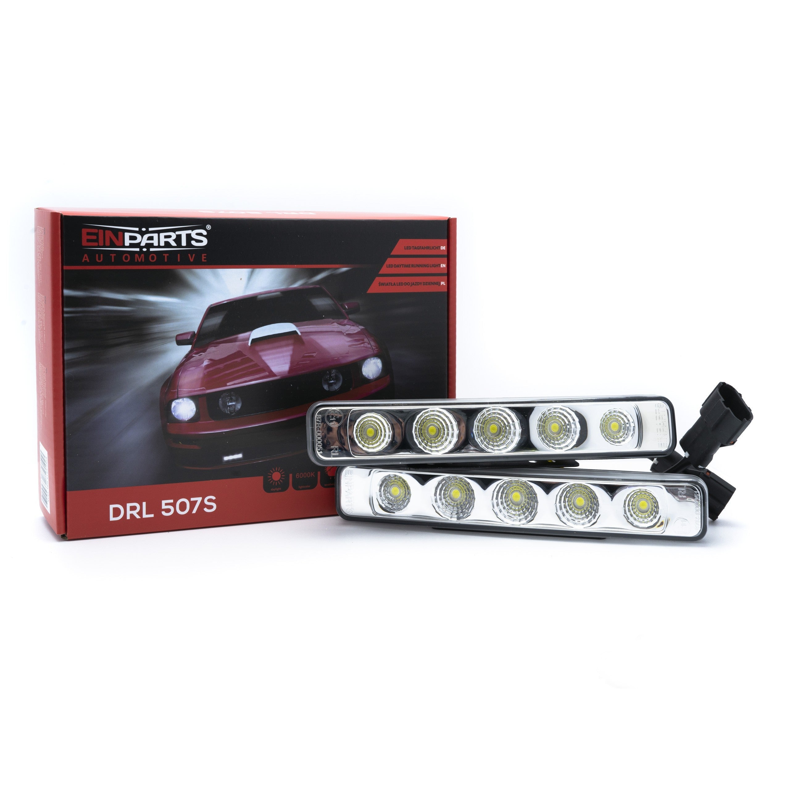 LED-varselljus – 6000K – 10 W – 9V - 16V – 190 mm