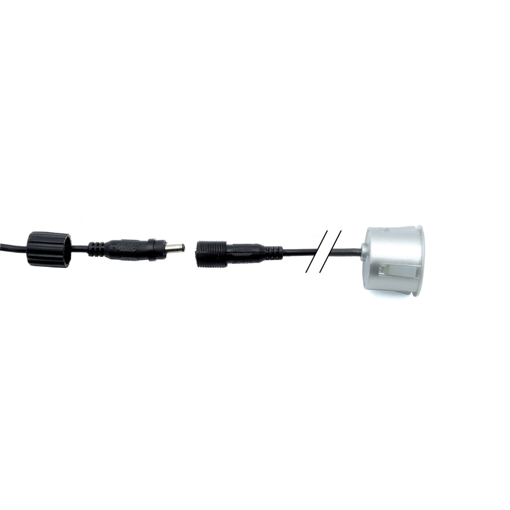 Parkeringssensor med display – Silver – ultraljudssensor – 4 sensorer – 4x 2,5 m
