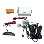 Parkeringssensor med display – Askgrå – ultraljudssensor – 4 sensorer – 4x 2,5 m