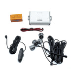 Parkeringssensor med display – Antracit – ultraljudssensor – 4 sensorer